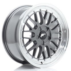 Japan Racing JR-23 17x7.5" (5 trous - sur mesure) ET20-40, Hyper Gray