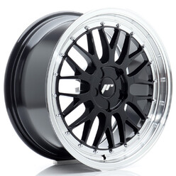 Japan Racing JR-23 18x8.5" (5 trous - sur mesure) ET20-48, Noir Brillant