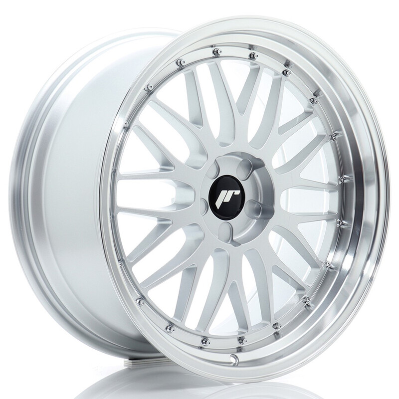 Japan Racing JR-23 20x10.5" (5 trous - sur mesure) ET20-45, Gris Argenté