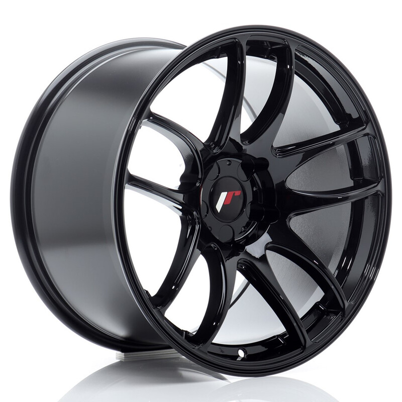 Japan Racing JR-29 Extreme Concave 18x10.5" (5 trous - sur mesure) ET15-28, Noir Brillant