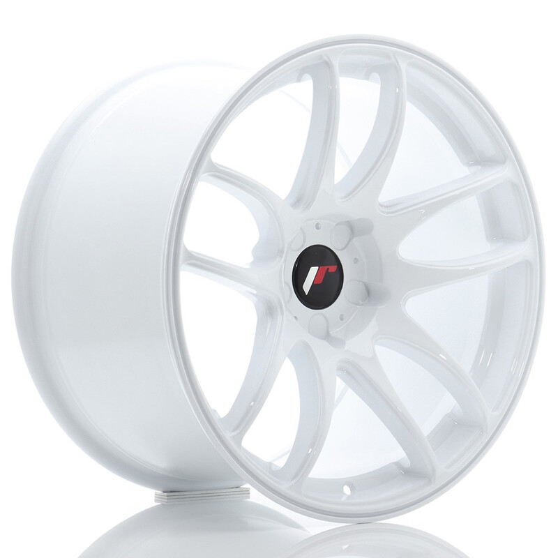 Japan Racing JR-29 Extreme Concave 18x10.5" (5 trous - sur mesure) ET15-28, Blanc