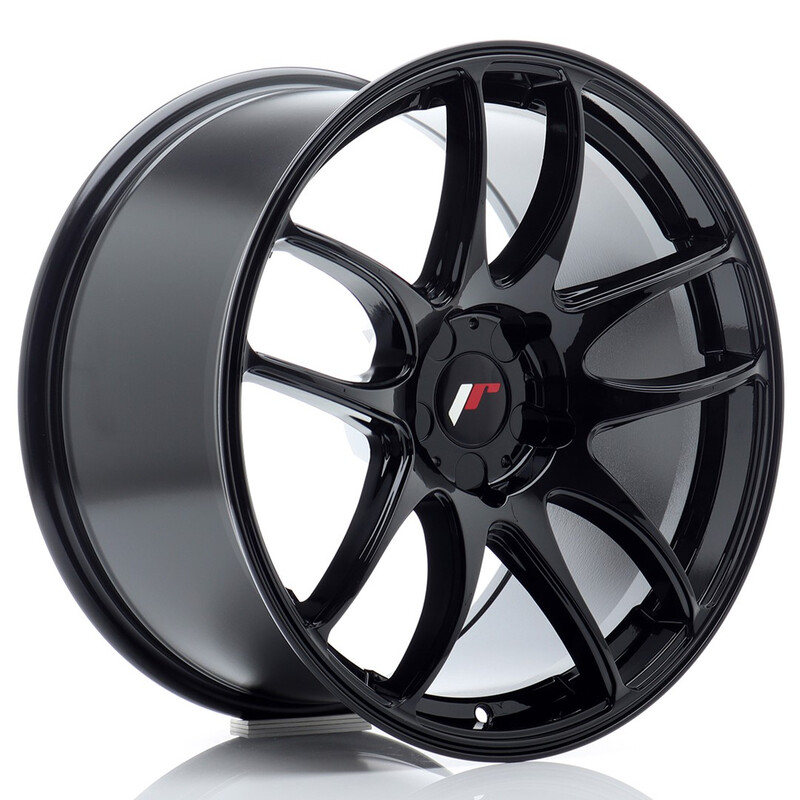 Japan Racing JR-29 Extreme Concave 18x9.5" (5 trous - sur mesure) ET20-47, Noir Brillant