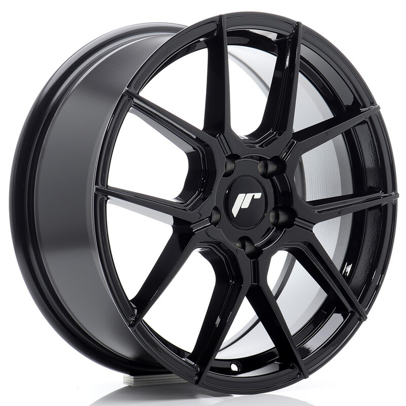 Japan Racing JR-30 17x7" 5x112 ET40, Noir Brillant