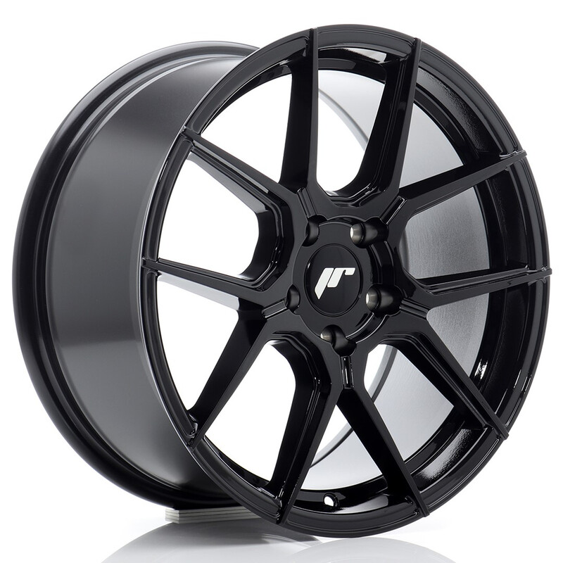 Japan Racing JR-30 17x8" 5x114.3 ET40, Noir Brillant