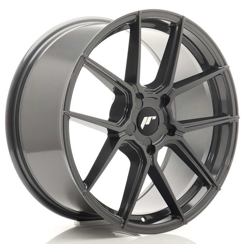 Japan Racing JR-30 19x8" (5 trous - sur mesure) ET20-40, Hyper Gray