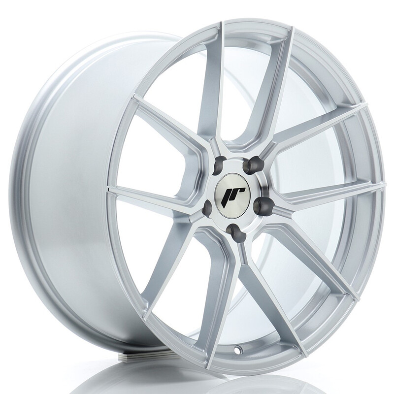 Japan Racing JR-30 Extreme Concave 19x9.5" 5x120 ET40, Gris Argenté Poli