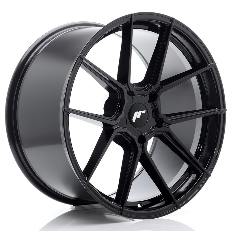 Japan Racing JR-30 Extreme Concave 20x10" (5 trous - sur mesure) ET20-48, Noir Brillant
