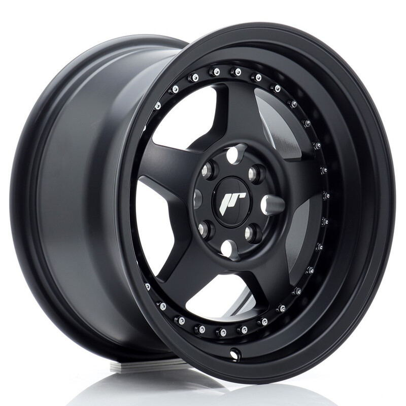 Japan Racing JR-6 15x8" 4x100 ET25, Noir Mat