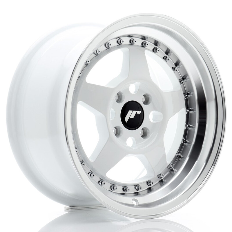 Japan Racing JR-6 15x8" 4x100 ET25, Blanc