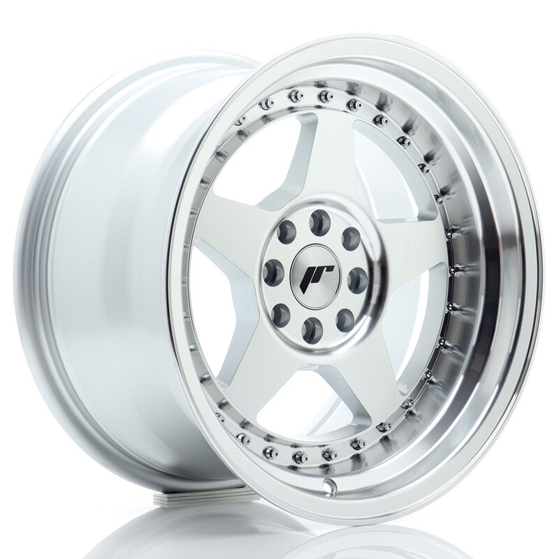 Japan Racing JR-6 16x9" 4x100/108 ET20, Gris Argenté Poli