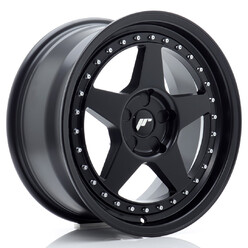 Japan Racing JR-6 17x8" (5 trous - sur mesure) ET20-35, Noir Mat