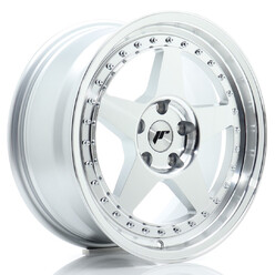 Japan Racing JR-6 17x8" 5x112 ET35, Gris Argenté Poli