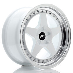 Japan Racing JR-6 17x9" (5 trous - sur mesure) ET20-35, Blanc