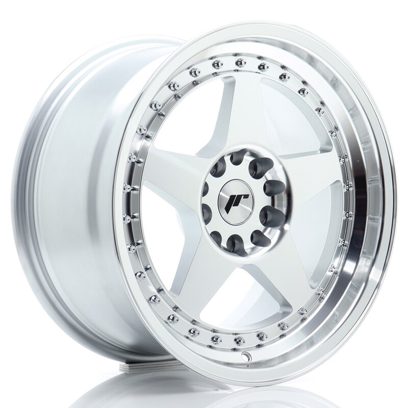 Japan Racing JR-6 17x9" 5x114.3/120 ET25, Gris Argenté Poli