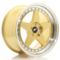 Japan Racing JR-6 18x9.5" (5 trous - sur mesure) ET20-40, Or / Doré