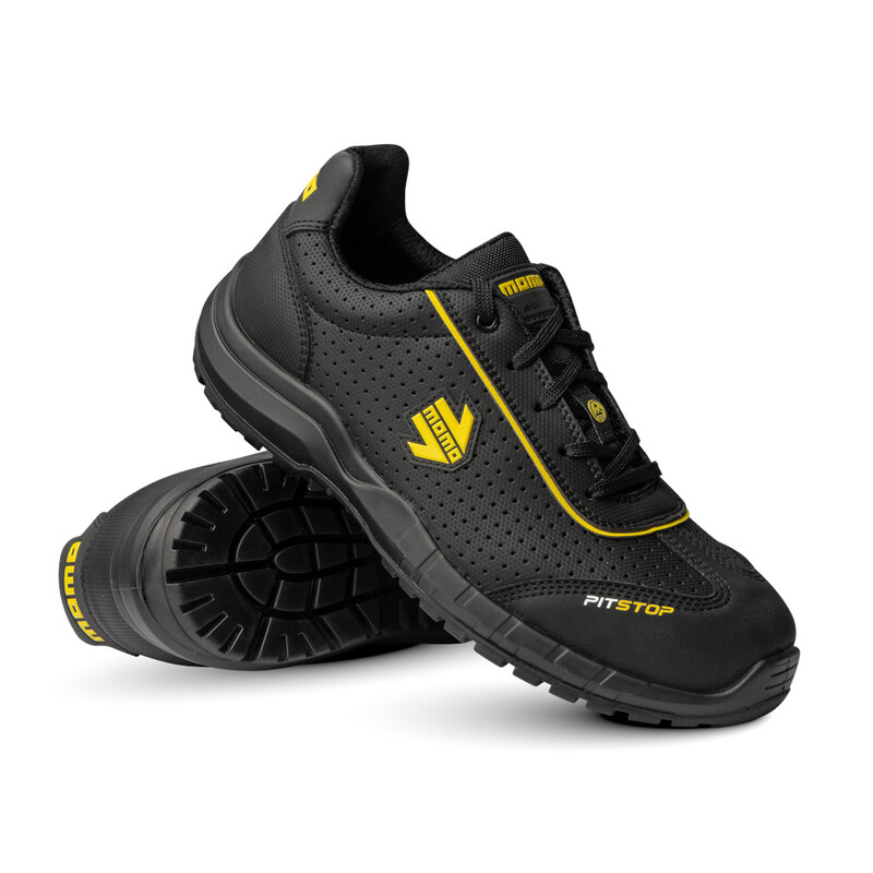 Chaussures\u0020de\u0020S\u00E9curit\u00E9\u0020Momo\u0020Pit\u0020Stop\u0020\u002D\u0020Noires\u0020\u0028FIA\u0029