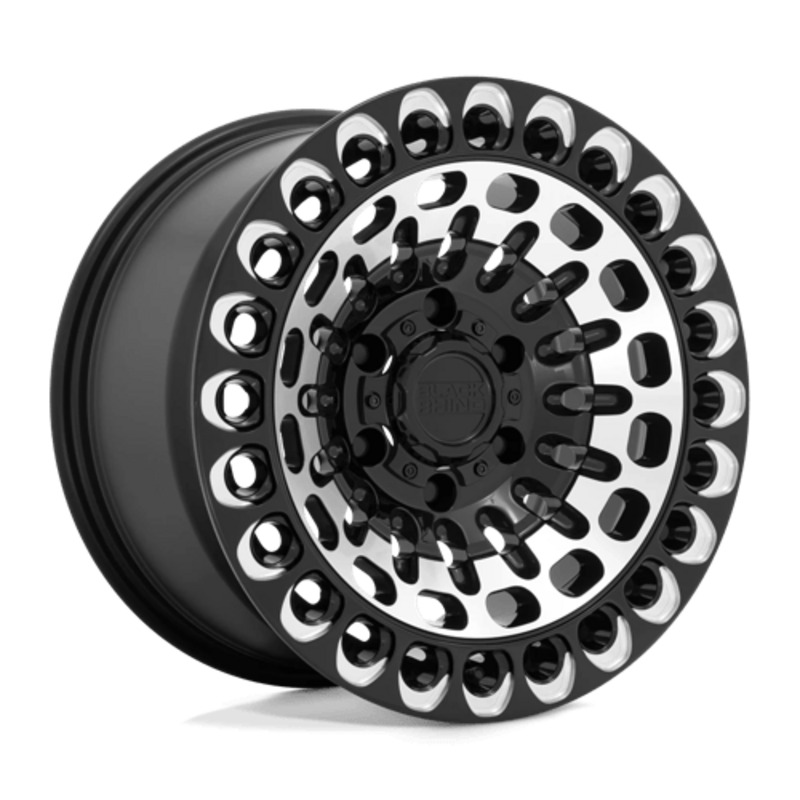 Black Rhino Labyrinth 17x9.5" 6x139.7 ET12, Noir Brillant Poli