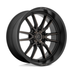 Fuel D762 Clash 22x10" 6x139.7 ET-18, Noir Mat Double Teinte