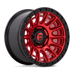 Fuel D834 Cycle 17x8.5" 5x120 ET34, Rouge Candy, Anneau Noir