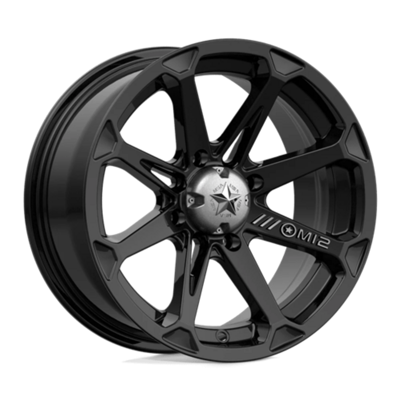 MSA Offroad Wheels M12 Diesel 14x7" 4x137 ET10, Noir Brillant
