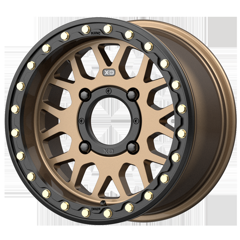 XD Powersports XS235 Grenade Beadlock 15x6" 4x156 ET38, Bronze Satiné