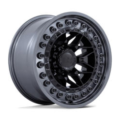 Black Rhino Alpha 17x9" 6x139.7 ET0, Noir Mat, Rebord Gunmetal