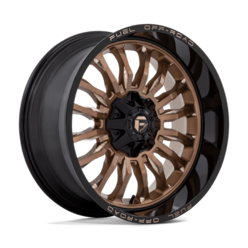 Fuel D797 Arc 22x10" 6x135/139.7 ET-18, Bronze Platine, Rebord Noir