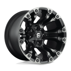 Fuel D851 Vapor 20x9" 5x114.3/120 ET35, Noir Mat, Teinté Gris