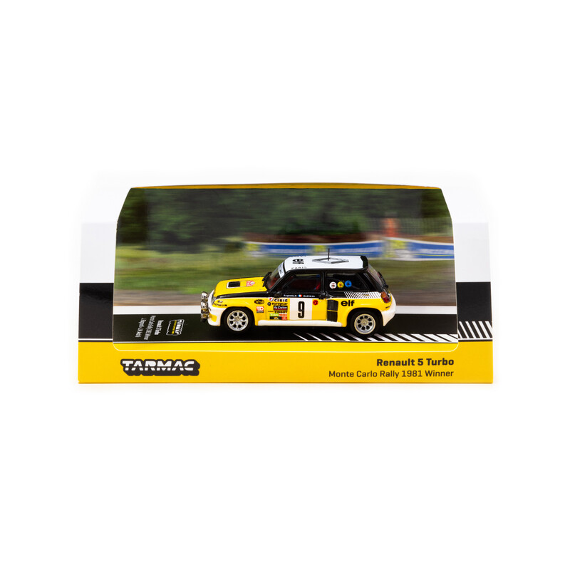 Tarmac Works 1/64 - Renault 5 Turbo | Monte Carlo Rally 1981 Winner