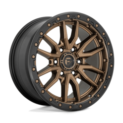 Fuel D681 Rebel 20x9" 5x127 ET20, Bronze Mat, Cerclage Noir