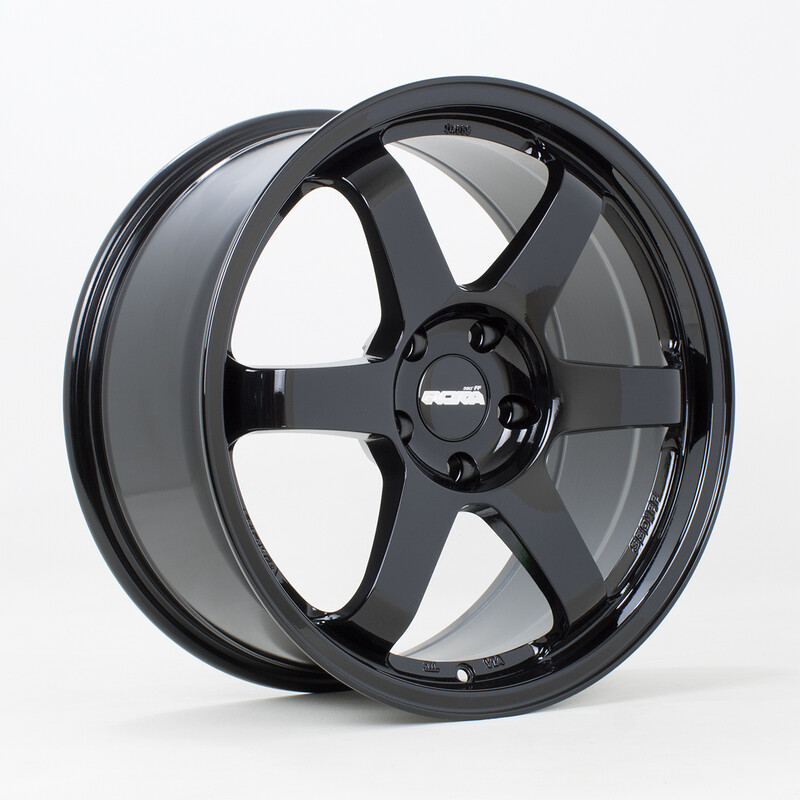 Rota Grid 18x8.5" 5x114.3 ET35, Noir Brillant