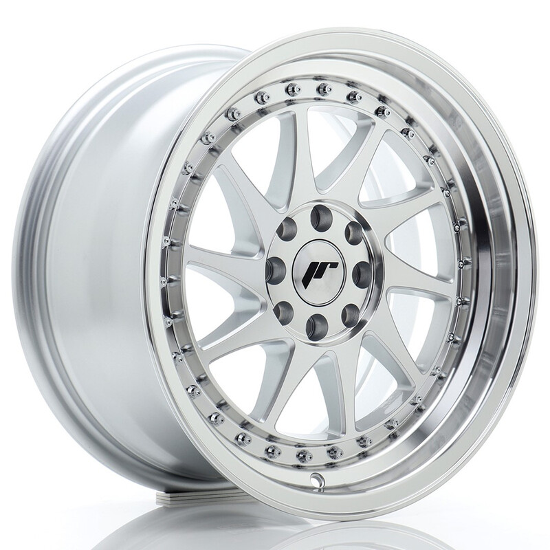 Japan Racing JR-26 16x8" 4x100/108 ET25, Gris Argenté