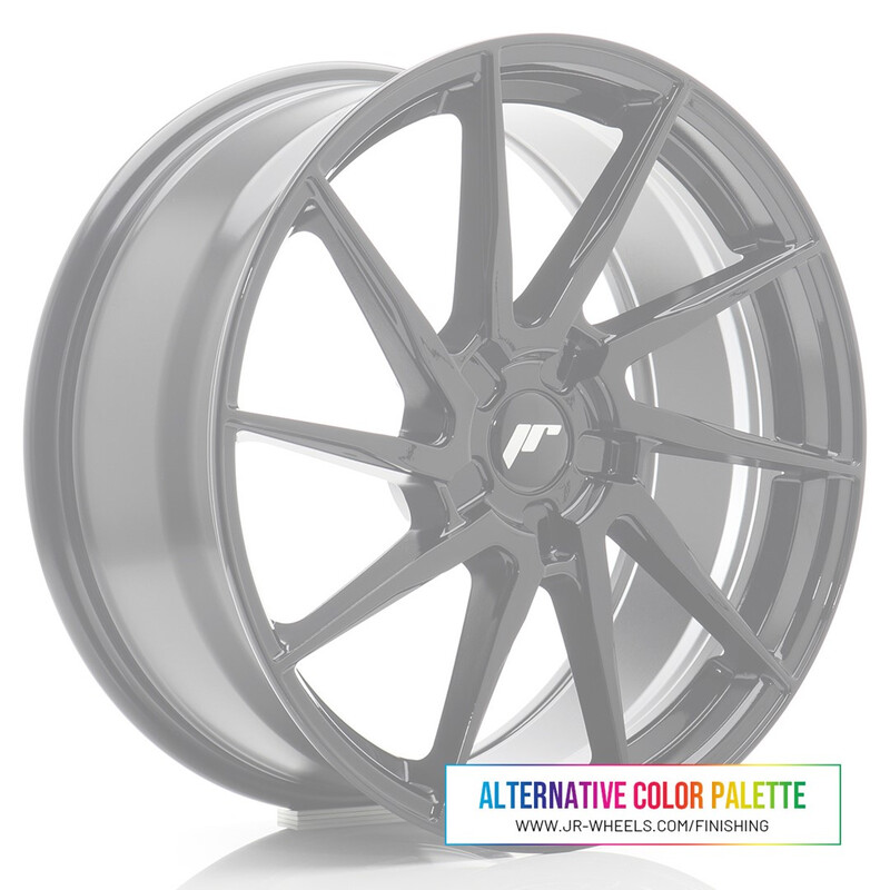 Japan Racing JR-36 19x8" (5 trous - sur mesure) ET20-40, Couleur Personnalisée !