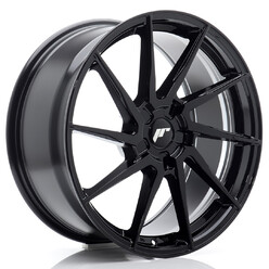 Japan Racing JR-36 19x8" (5 trous - sur mesure) ET20-40, Noir Brillant