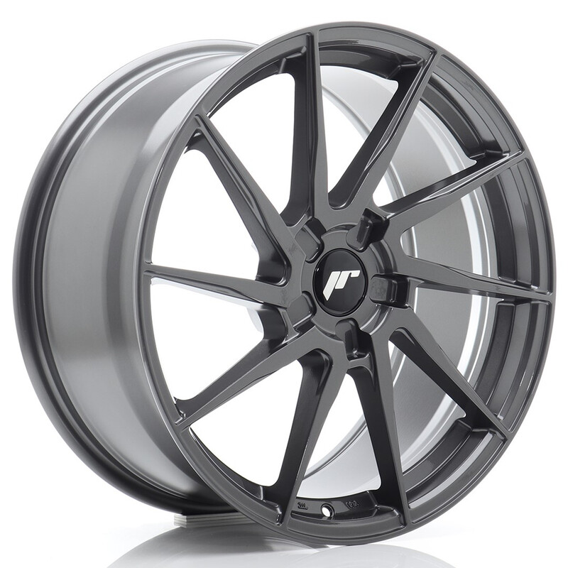 Japan Racing JR-36 19x8" (5 trous - sur mesure) ET20-40, Hyper Gray