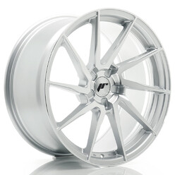 Japan Racing JR-36 Extreme Concave 19x9.5" (5 trous - sur mesure) ET20-45, Gris Argenté