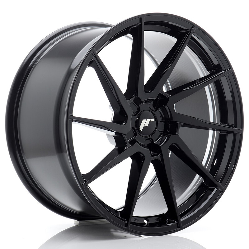 Japan Racing JR-36 Extreme Concave 20x10" (5 trous - sur mesure) ET20-45, Noir Brillant