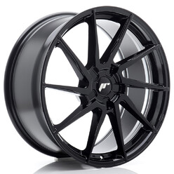 Japan Racing JR-36 20x8.5" (5 trous - sur mesure) ET20-45, Noir Brillant
