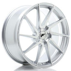 Japan Racing JR-36 20x8.5" (5 trous - sur mesure) ET20-45, Gris Argenté