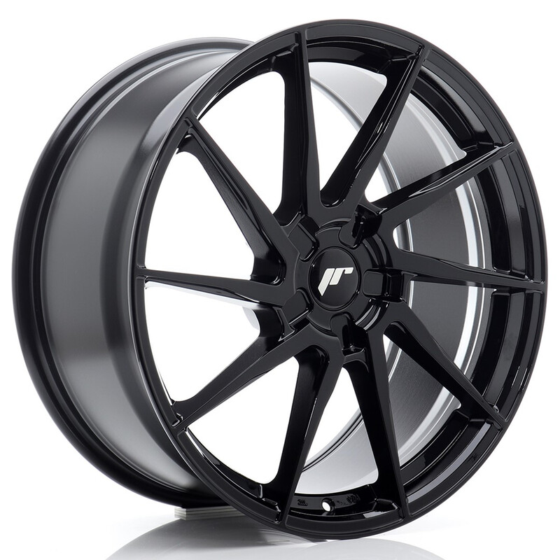 Japan Racing JR-36 Extreme Concave 20x9" (5 trous - sur mesure) ET20-50, Noir Brillant