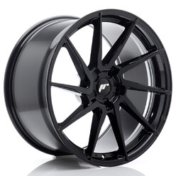 Japan Racing JR-36 Extreme Concave 20x9.5" (5 trous - sur mesure) ET20-40, Noir Brillant