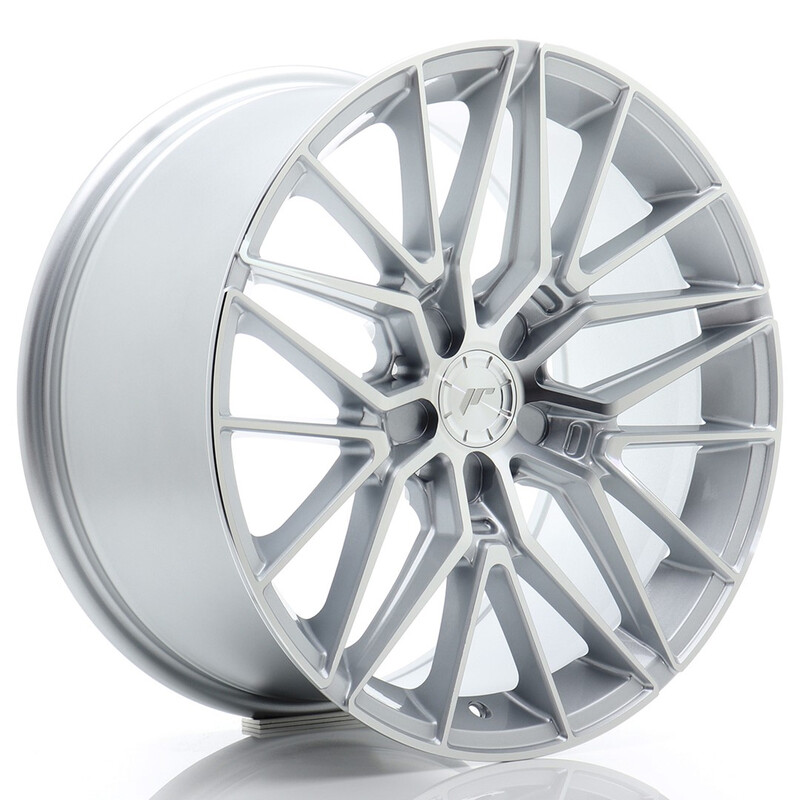 Japan Racing JR-38 18x9" (5 trous - sur mesure) ET20-45, Gris Argenté