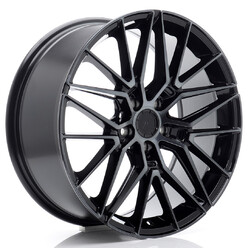 Japan Racing JR-38 19x8" 5x112 ET40, Noir Mat, Branches Teintées
