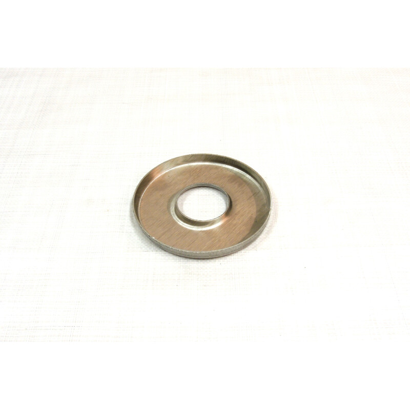 Plaques Rondes en Inox Ø125 mm - Orifice Centré