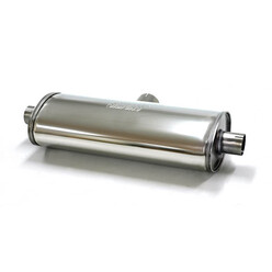 Silencieux d'Echappement Simons Ovale Duplex en Inox