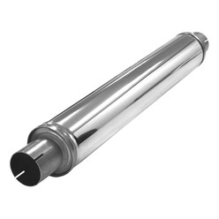Silencieux d'Echappement Simons Rond Tubex en Inox