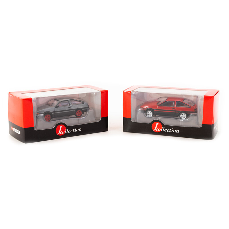 J-Collection 1/64 - Toyota Sprinter Trueno (AE86) | Rouge/Noir