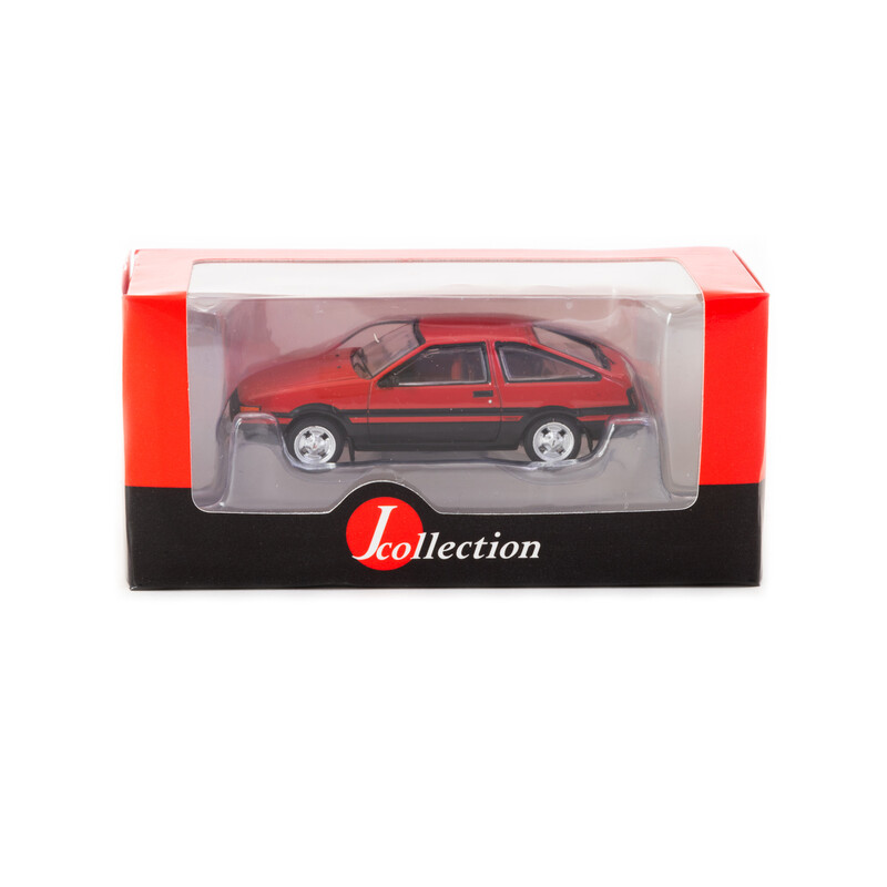 J-Collection 1/64 - Toyota Sprinter Trueno (AE86) | Rouge/Noir