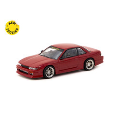 Tarmac Works 1/64 - Nissan Silvia S13 Vertex | Rouge Métallique