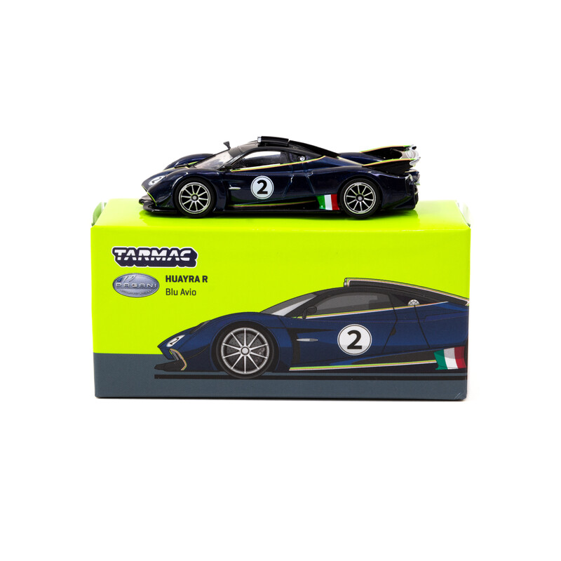 Tarmac Works 1/64 - Pagani Huayra R | Bleu Avio